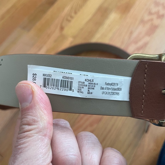 Sonoma women’s casual Brown Belt with Gold Buckle XL NWT‎ - Picture 8 of 12